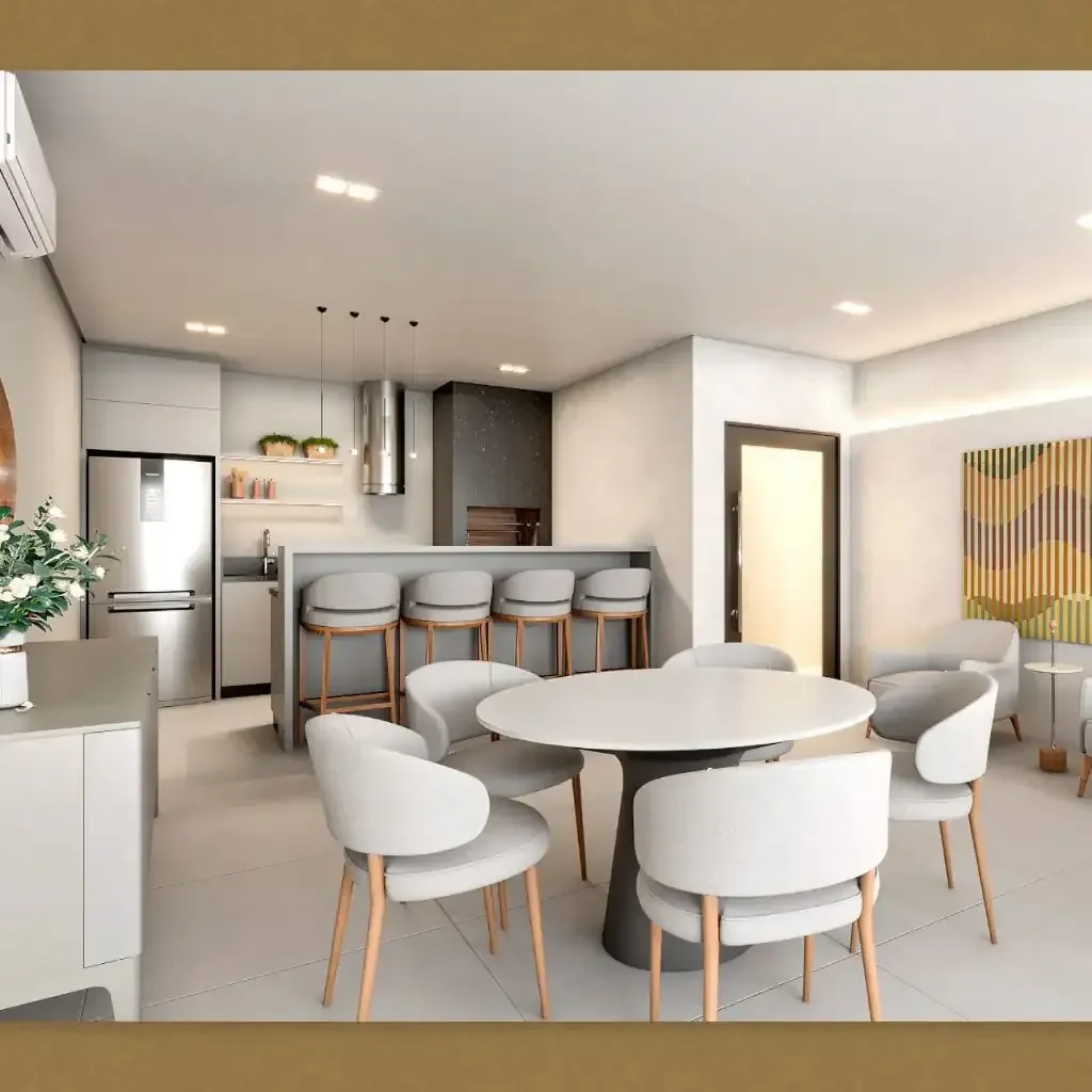 Foto 5 de Apartamento Novo com 2 Quartos e Suíte no Nações – Pronto em Julho de 2026, a Poucos Passos da Martin Luther e com Lazer Mobilizado